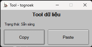 Giao diện Tool Copy Dữ Liệu